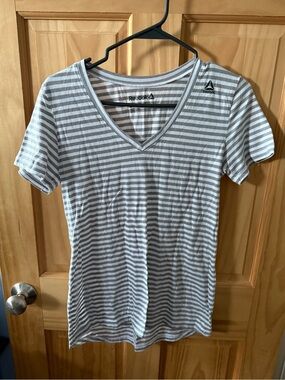 New Without Tags, Women’s Size Small Reebok Striped T-Shirt